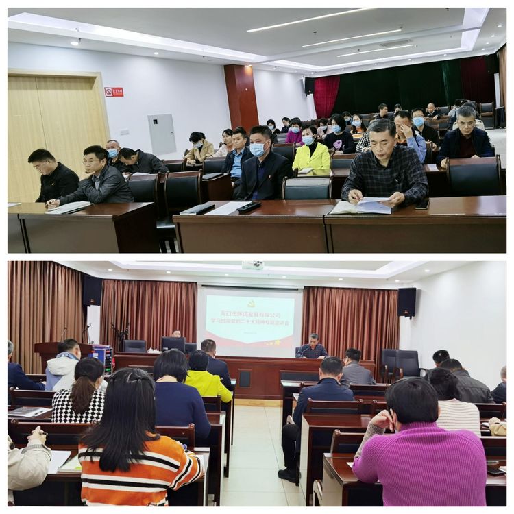 市環(huán)發(fā)公司組織召開(kāi)學(xué)習(xí)貫徹黨的二十大精神專題宣講會(huì)(圖2)